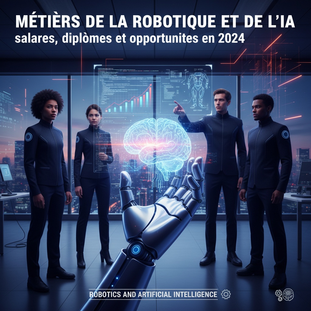 Métiers de la robotique et de l'IA : salaires, diplômes et opportunités en 2024