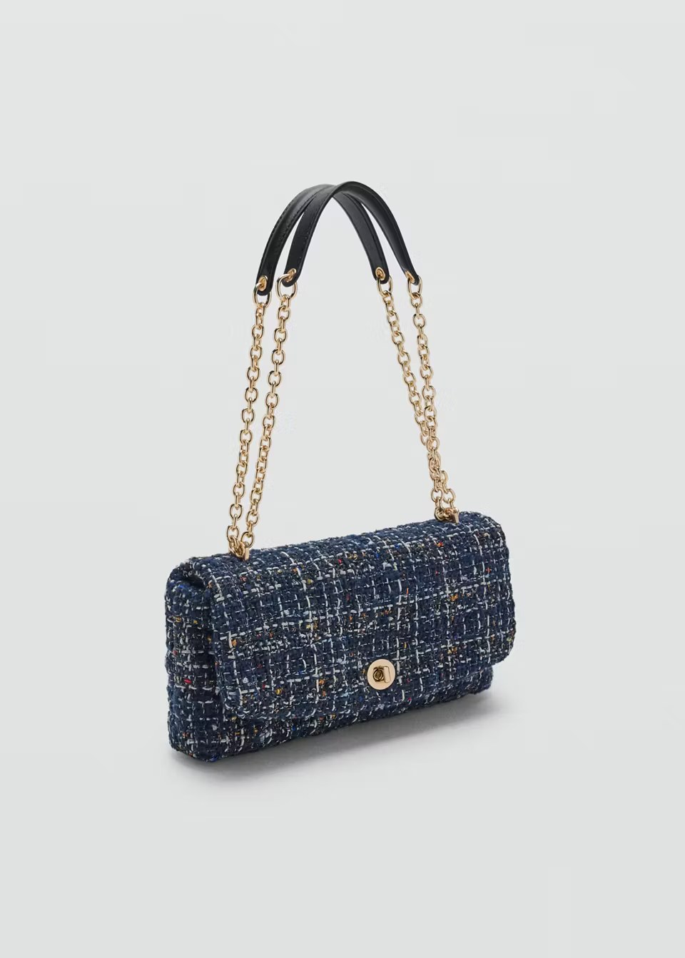 Mango, TWEED SHOULDER BAG