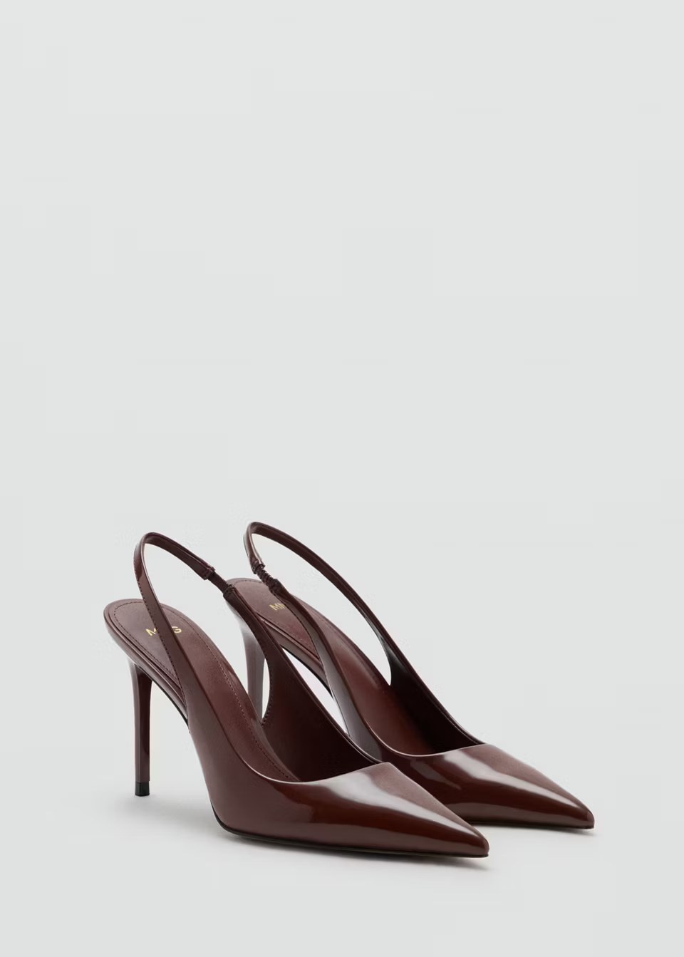 Mango, PATENT HEELED SHOES