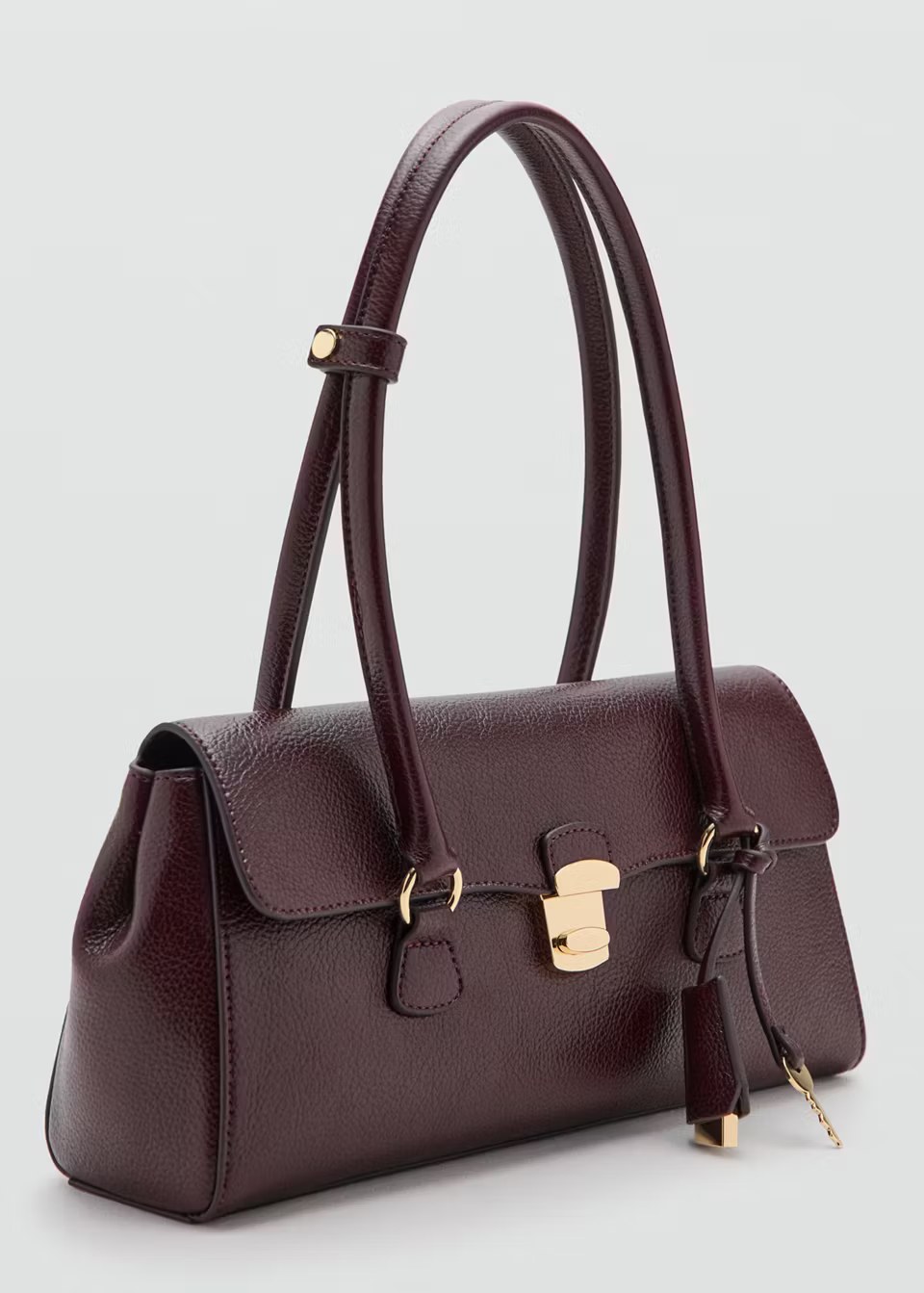 mango, CITY SHOULDER BAG WITH FLAP