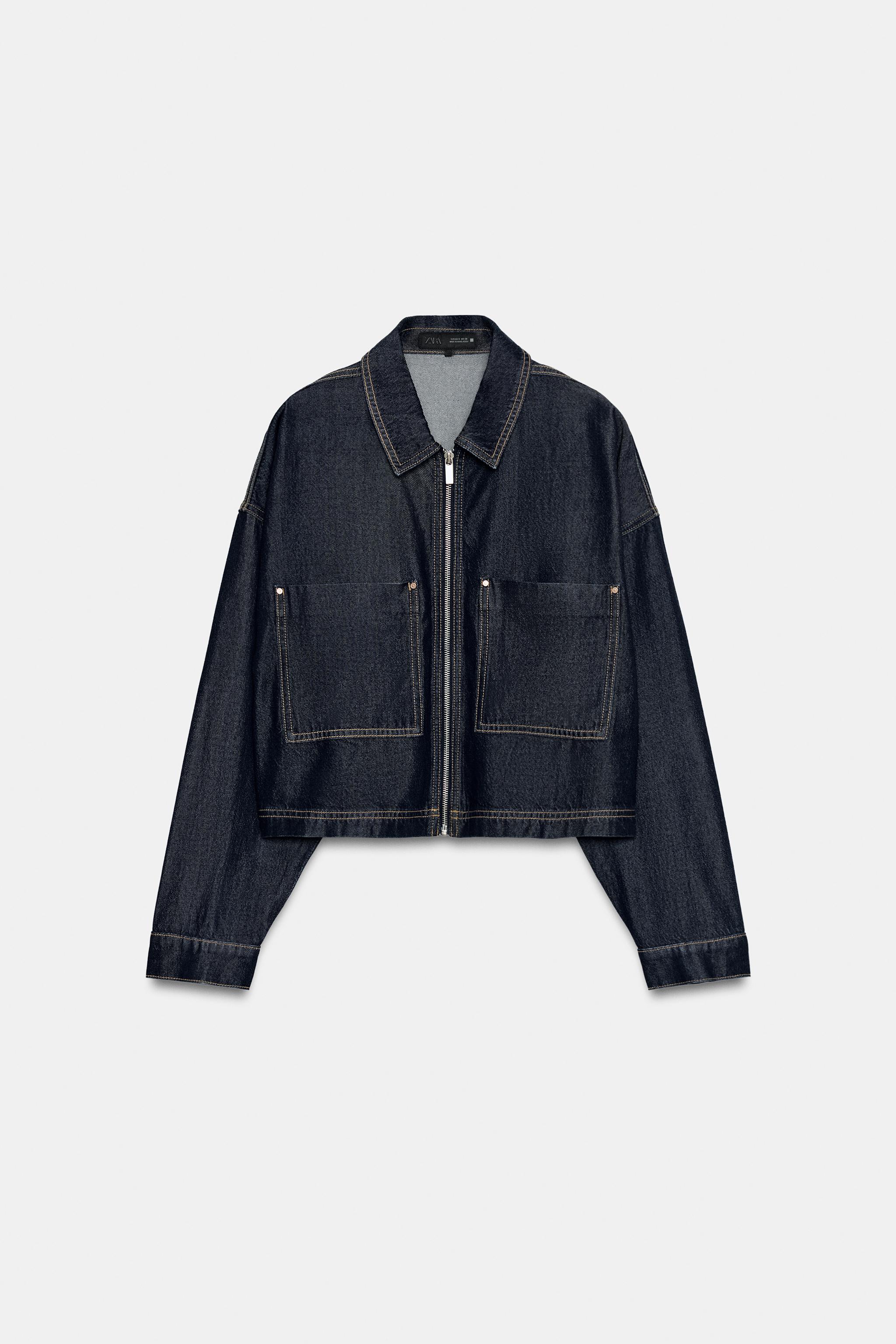 zara, SHORT ZIP JACKET