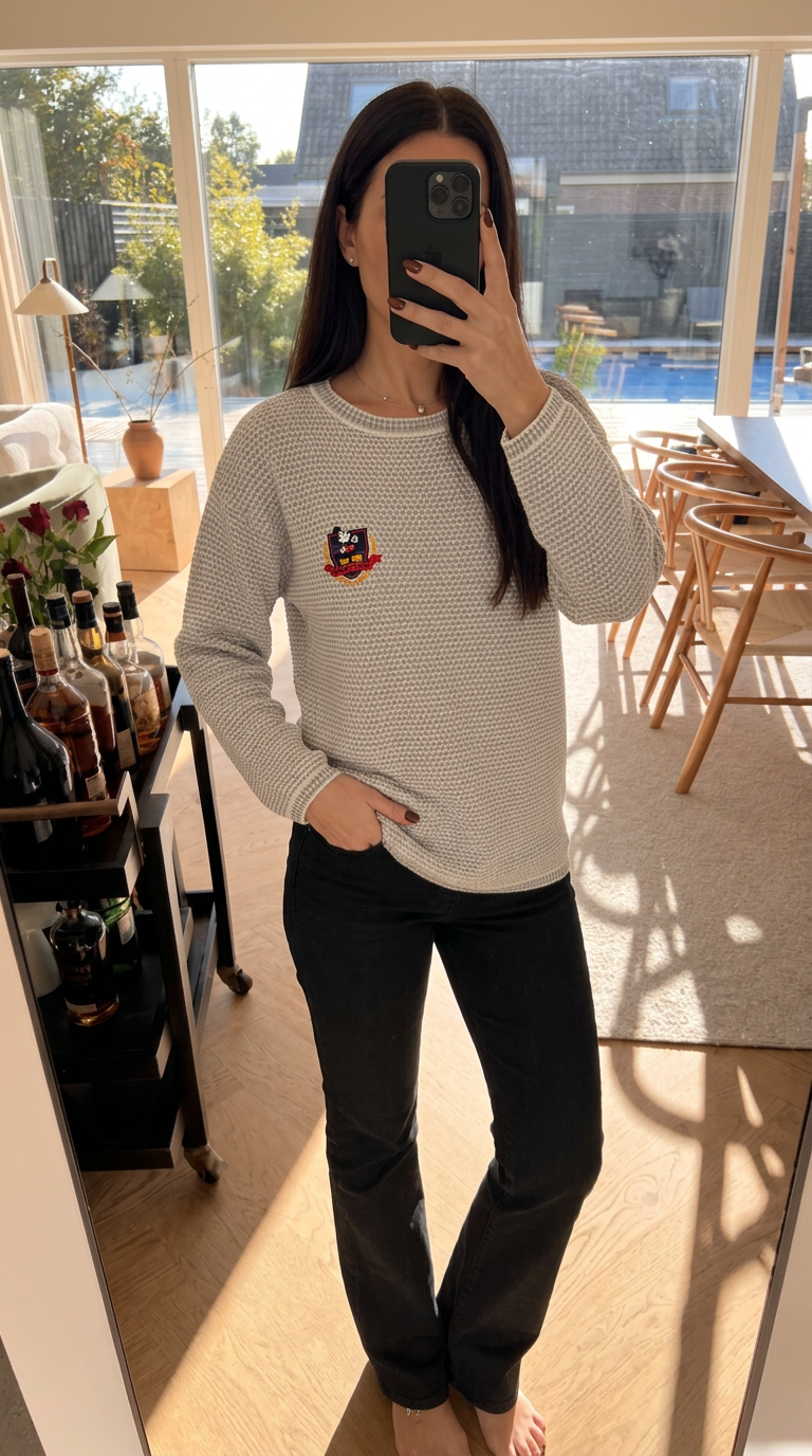 Disney Store Mickey Mouse chunky knit jumper – grey