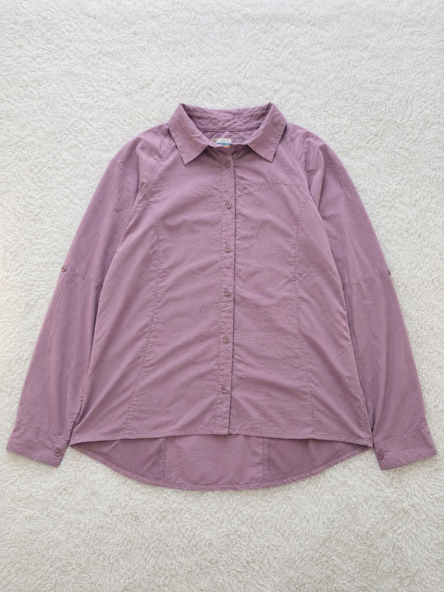 Columbia Lightweight Mauve Outdoor Shirt Jacket