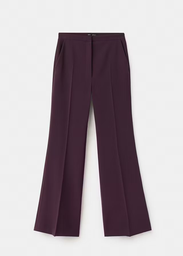 mango, HIGH-WAIST SUITS TROUSERS