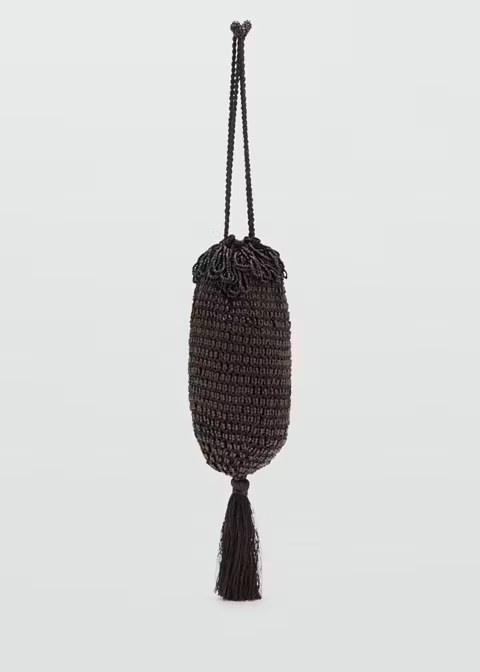 mango, BEADED HANDBAG