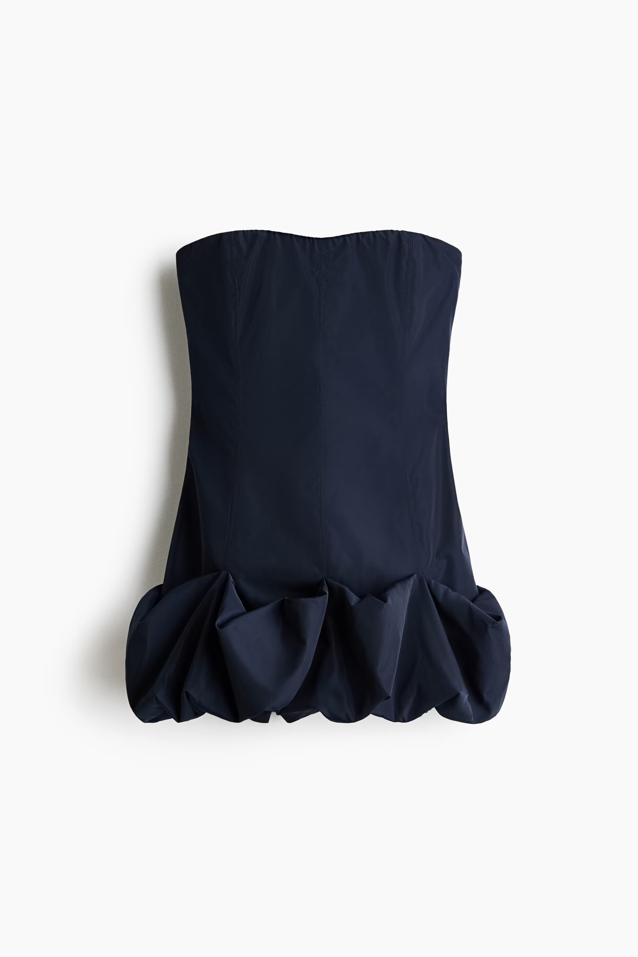 H&M, BUBBLE-HEM BANDEAU DRESS