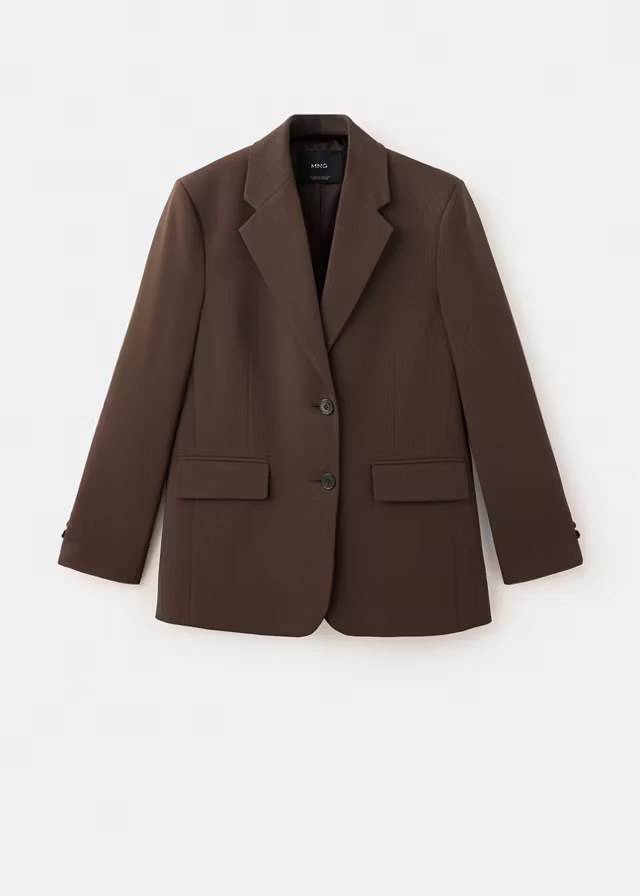 mango, STRAIGHT BLAZER WITH FLAP POCKETS