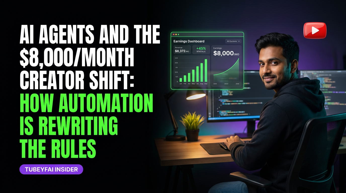 AI Agents and the $8,000/Month Creator Shift: How Automation Is Rewriting the Rules