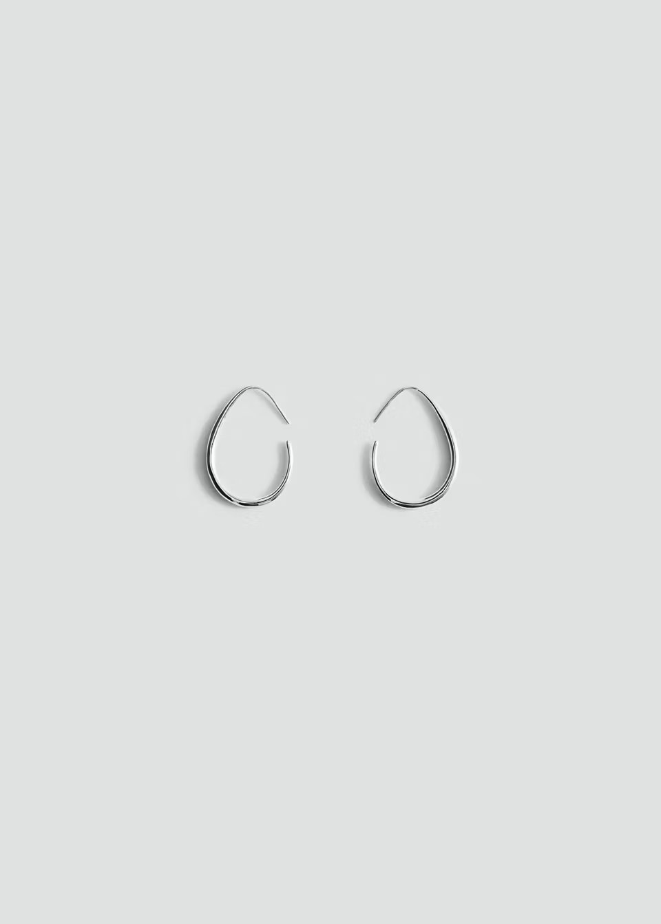 mango, STAINLESS STEEL HOOP EARRINGS