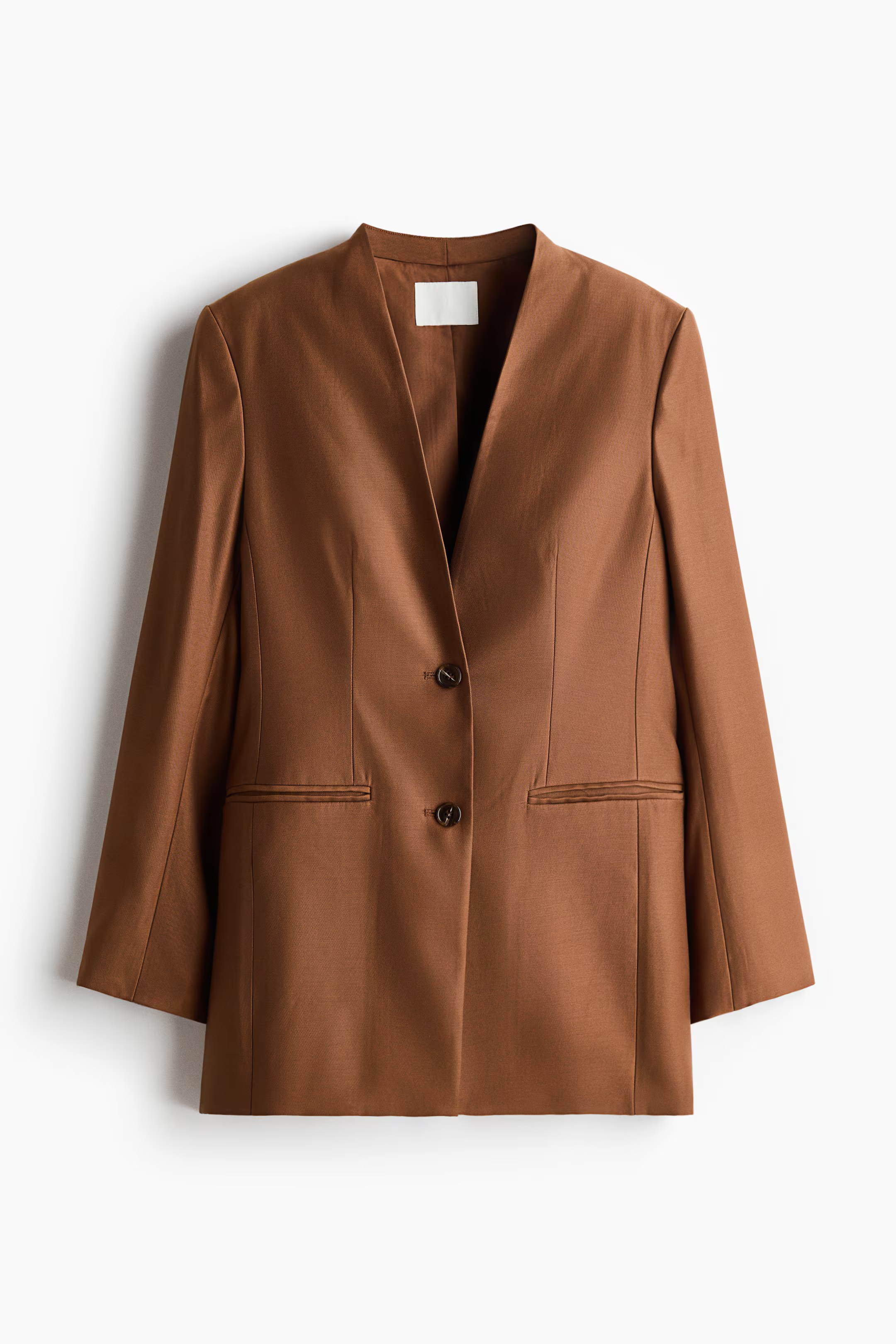 h&m, LAPELLESS BLAZER