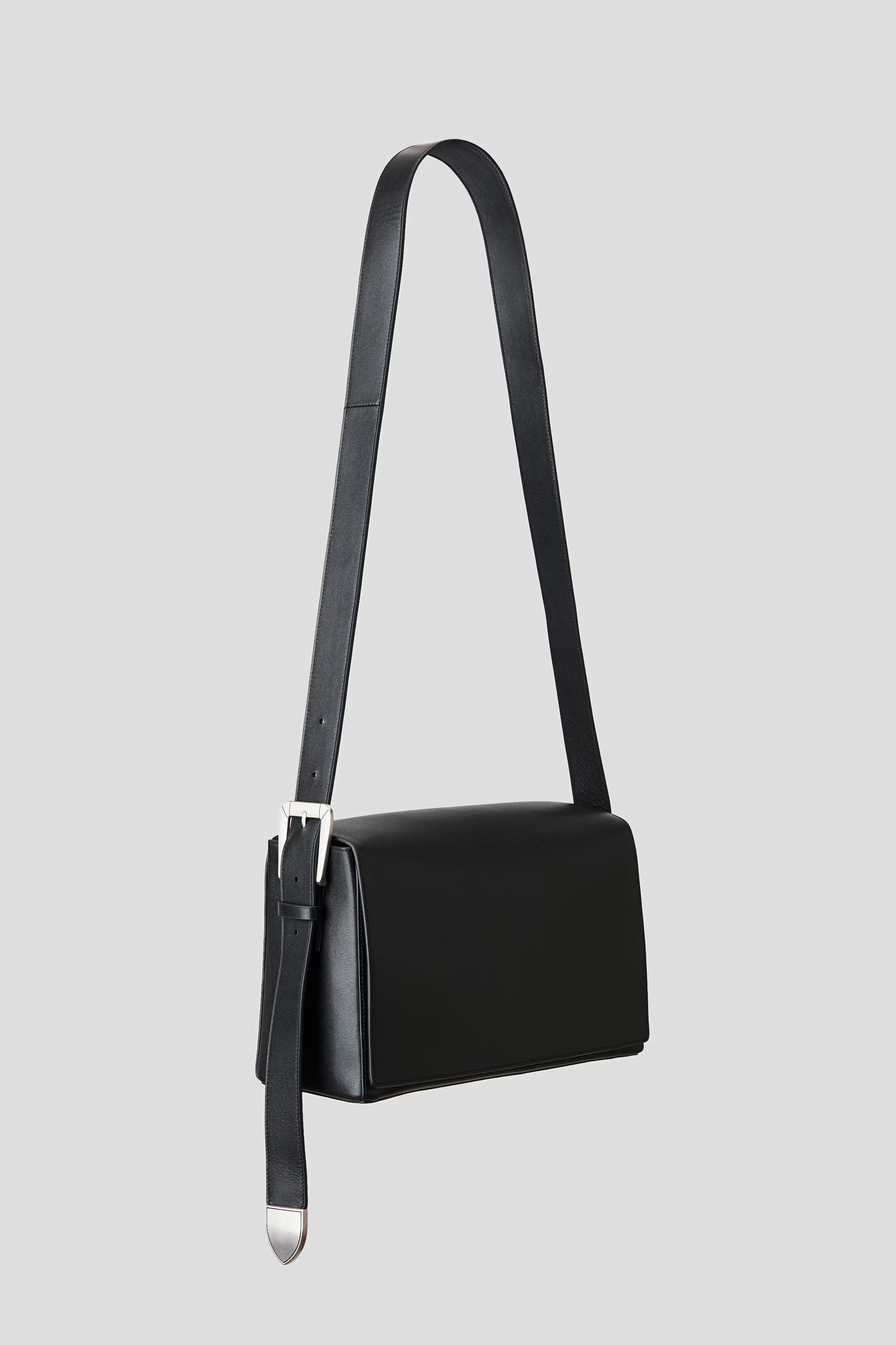 H&M, LEATHER CROSSBODY BAG