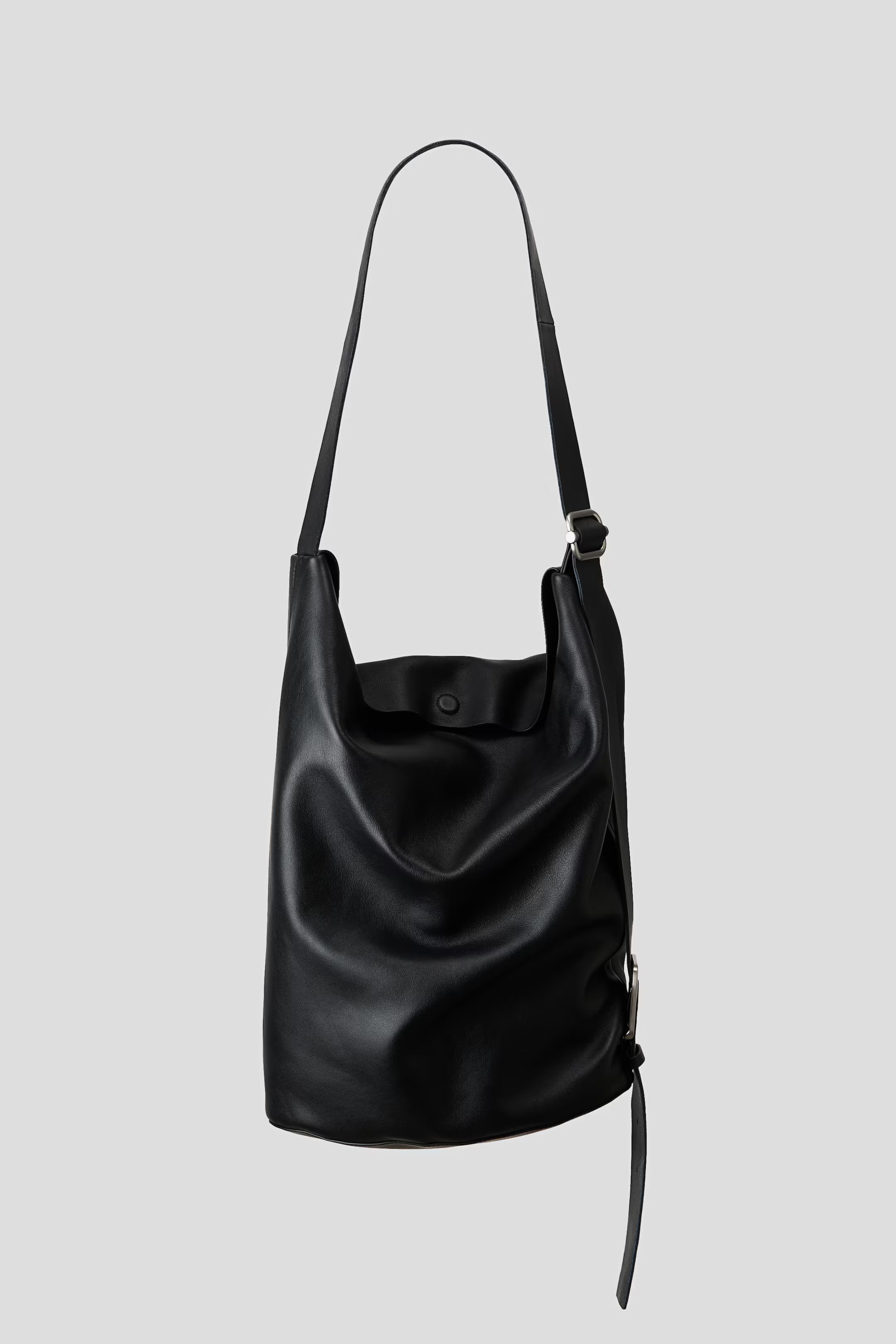 H&M, LEATHER SHOULDER BAG