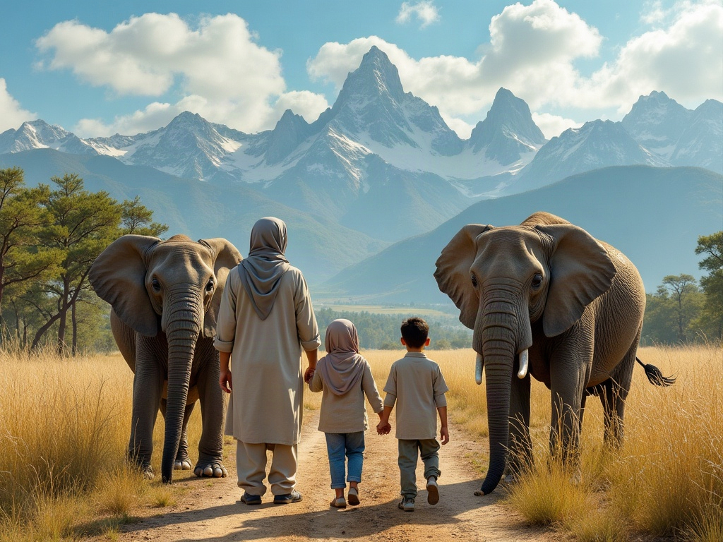 An infographic illustrating the psychological, educational, and relational benefits of family wilderness vacations.