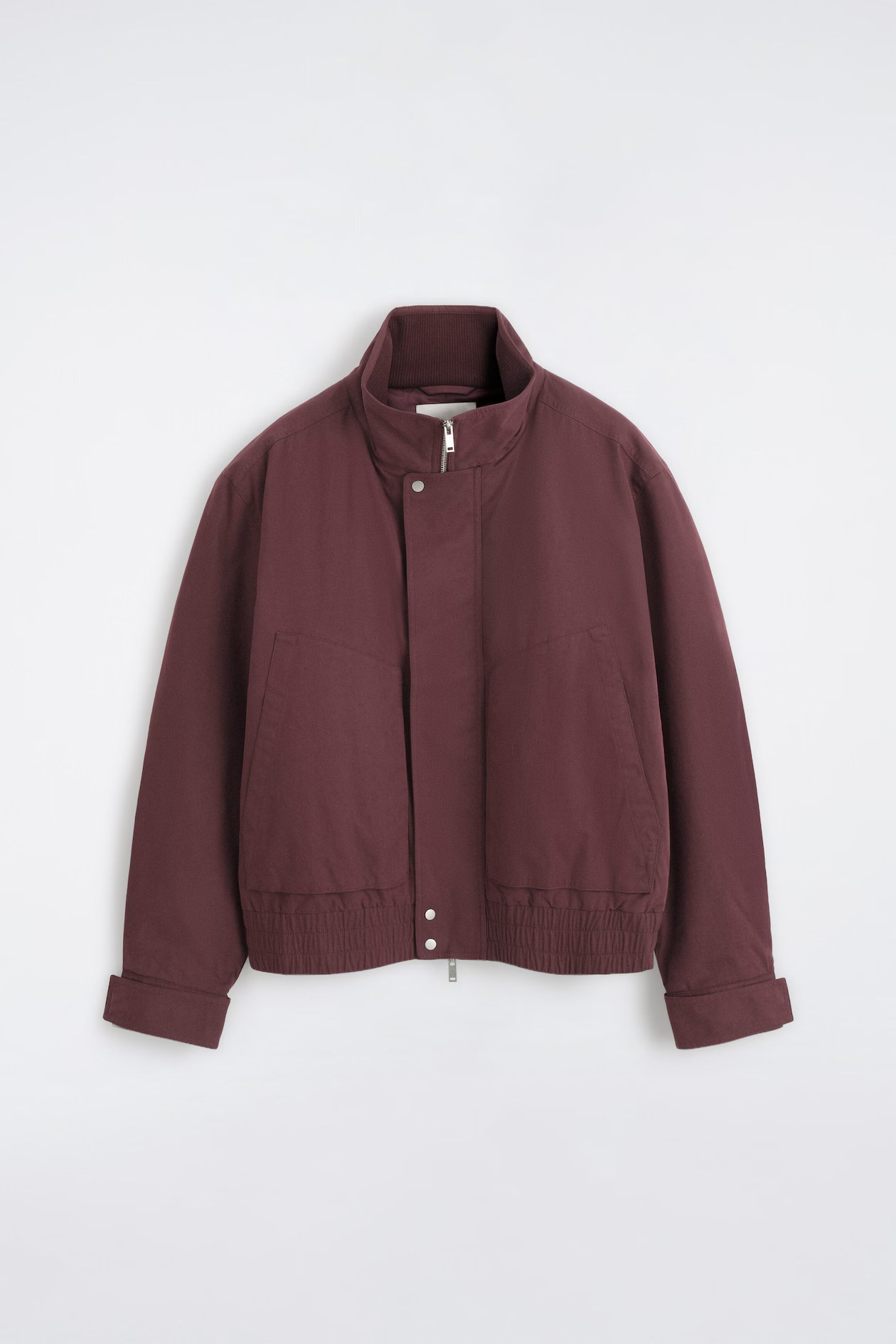 cos, PADDED MOCK-NECK BOMBER JACKET