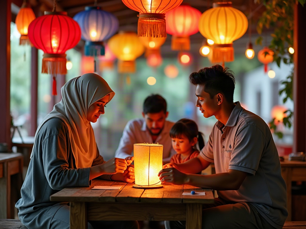 Collage image showcasing a family at a historical site, children painting crafts, and a vibrant local food market. Alt-text must include 'Family Cultural Experiences Coastal Vacation'.