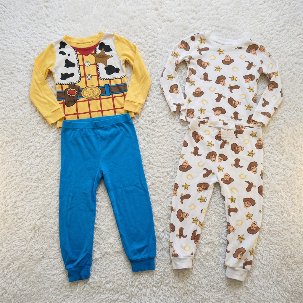 Kids Cowboy Character Clothing Bundle – 2 Outfits