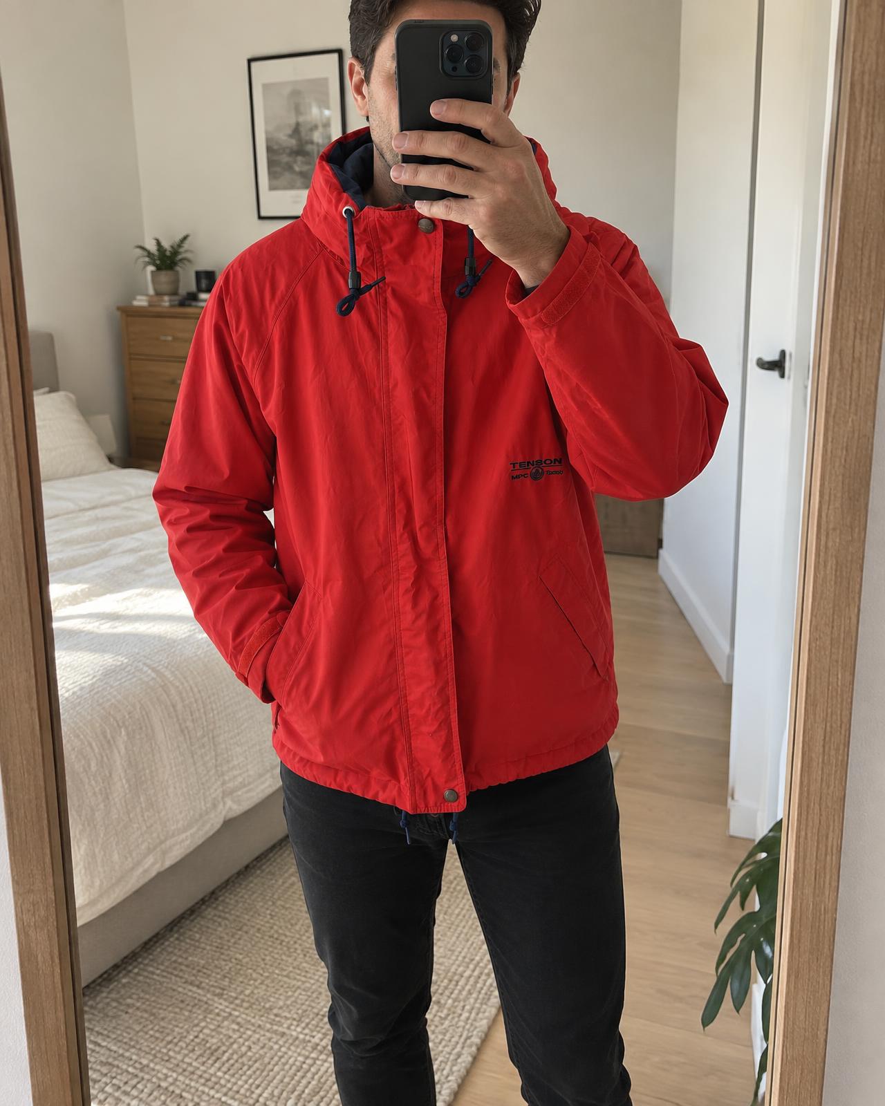 Tenson Red MPC Hooded Outdoor Jacket