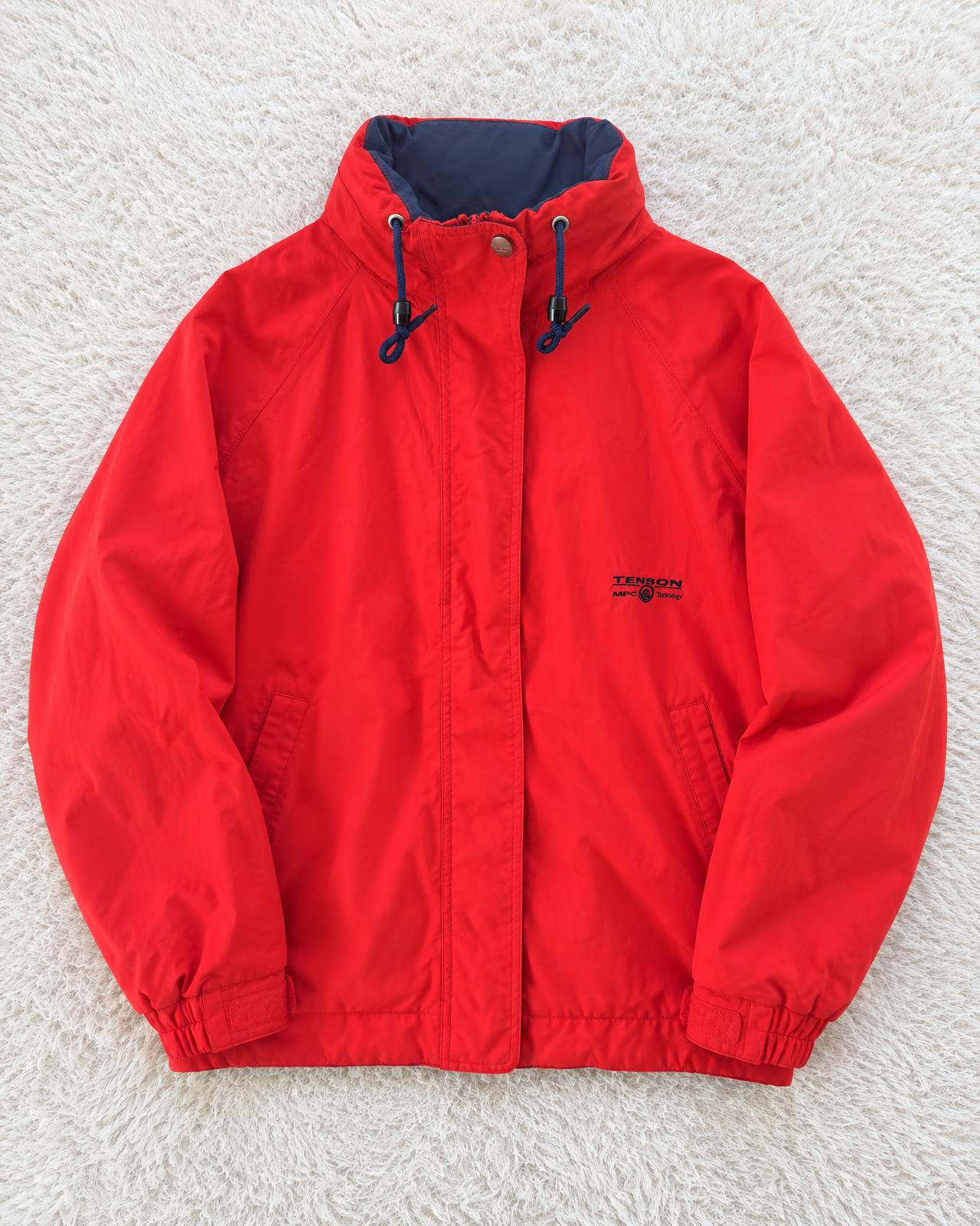 Tenson Red Hooded Technical Jacket MPC Outdoor Coat
