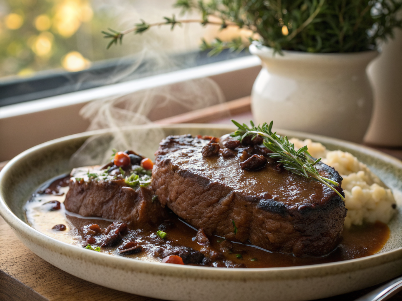 Rhenish Sauerbraten with Raisin Gravy