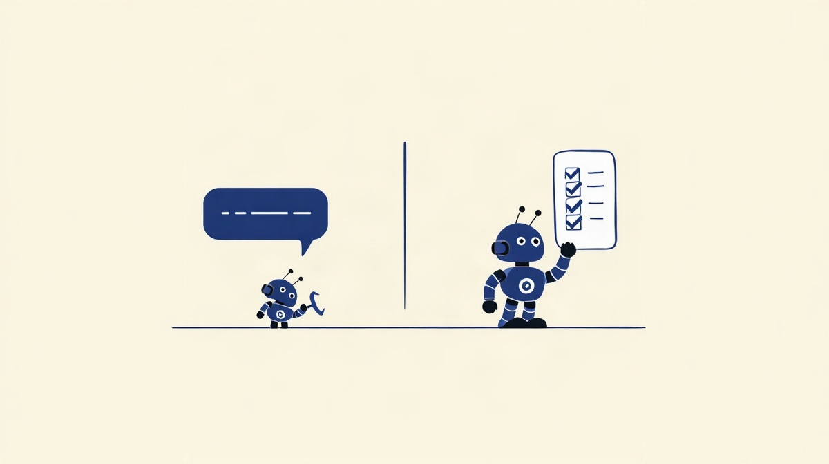 Quelle différence entre un chatbot et un agent IA ?