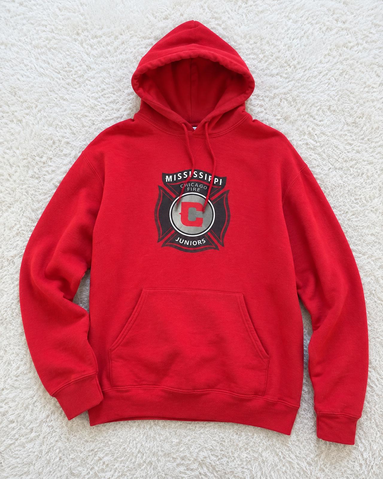 Red Chicago Fire Juniors Graphic Hoodie – Very Good