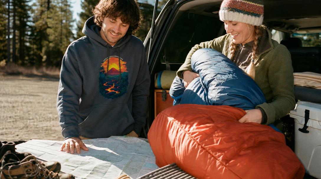 Sleeping bag temperature rating process in lab