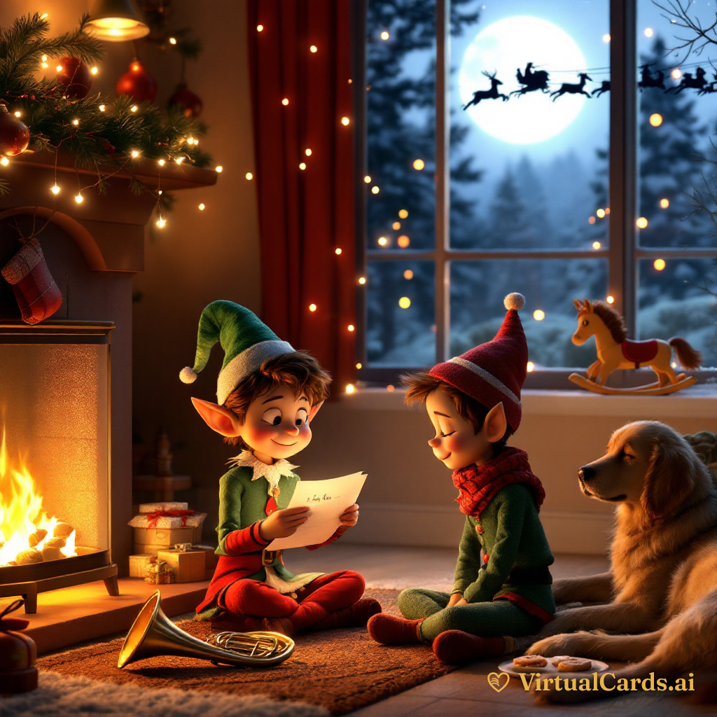 Sophie...
I saw more than you think this Christmas. -- Christmas card