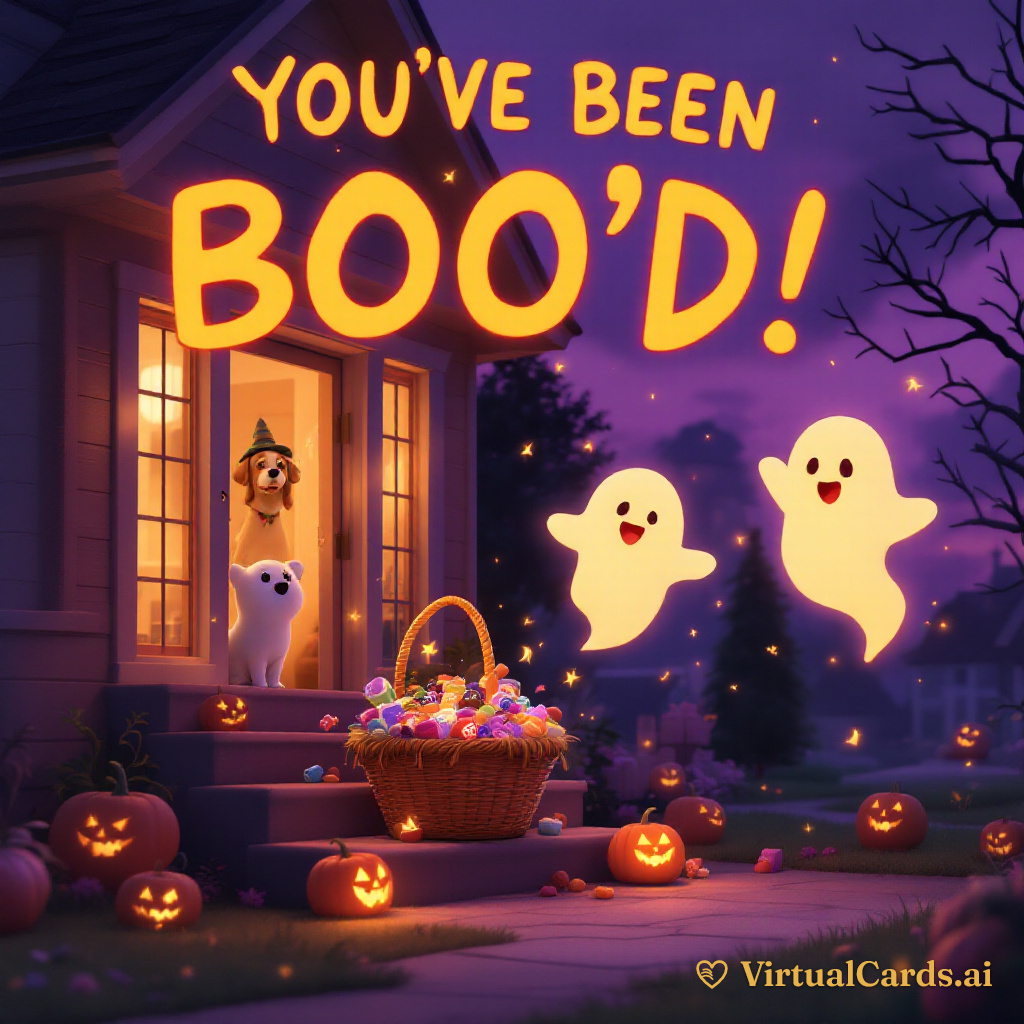 THE JOHNSONS HAVE BEEN BOO'D! š» -- You've Been Boo'd card
