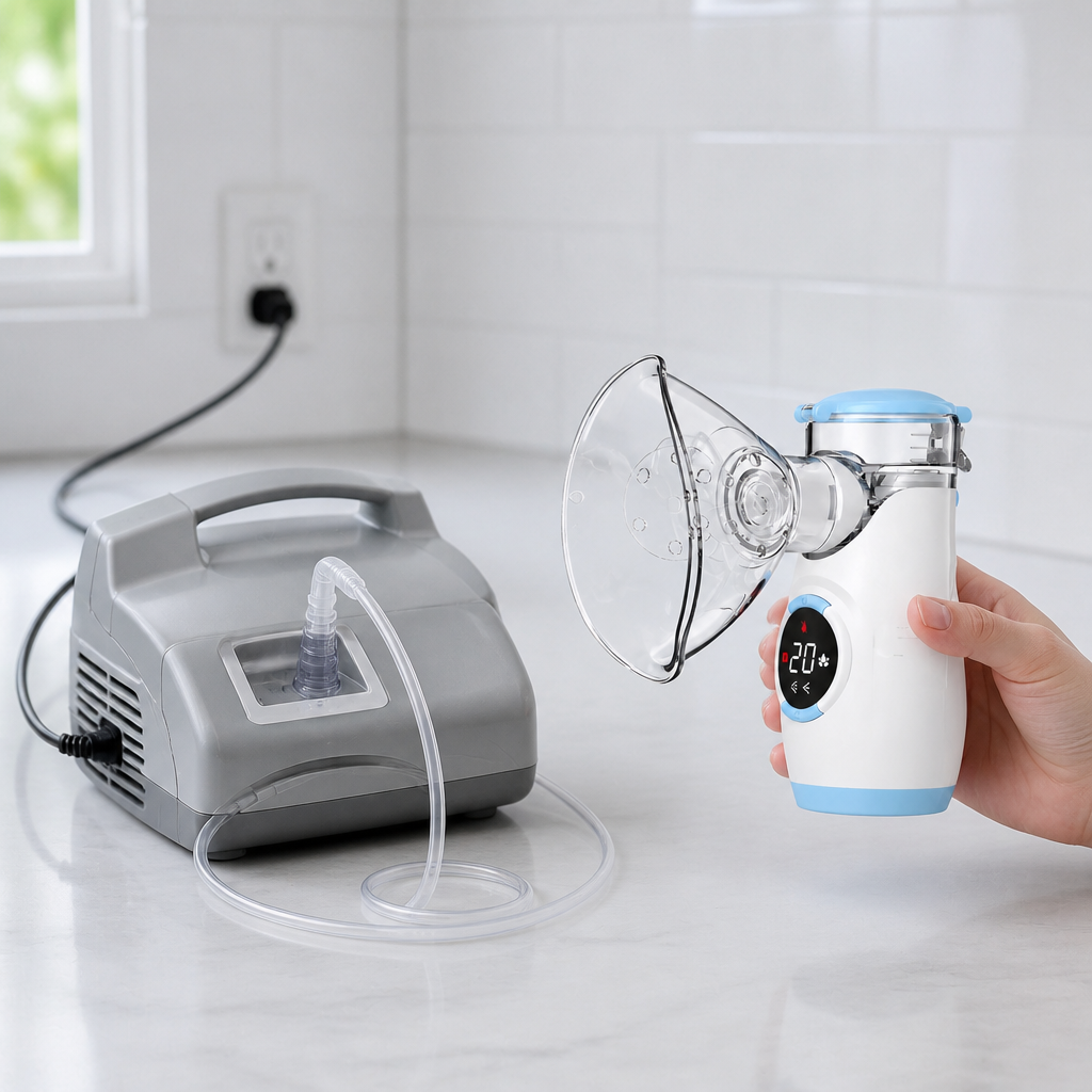 6 Things We Noticed When We Put a Handheld Nebulizer Next to a Compressor