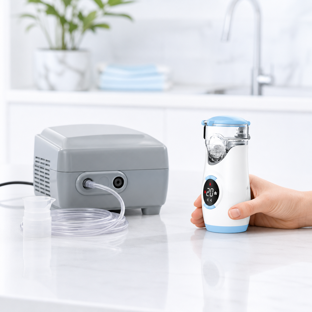 6 Things We Noticed When We Put a Handheld Mesh Nebulizer Next to a Traditional Compressor