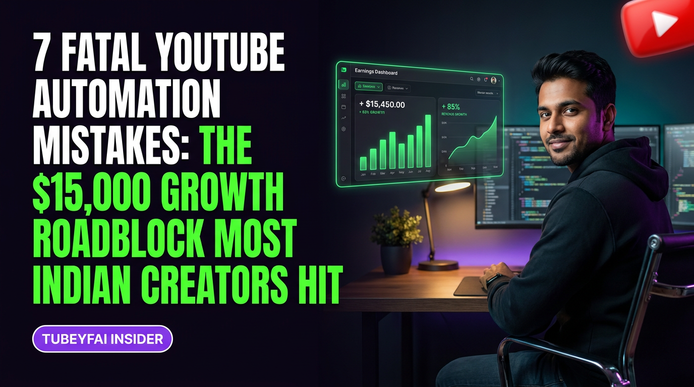 7 Fatal YouTube Automation Mistakes: the $15,000 Growth Roadblock Most Indian Creators Hit