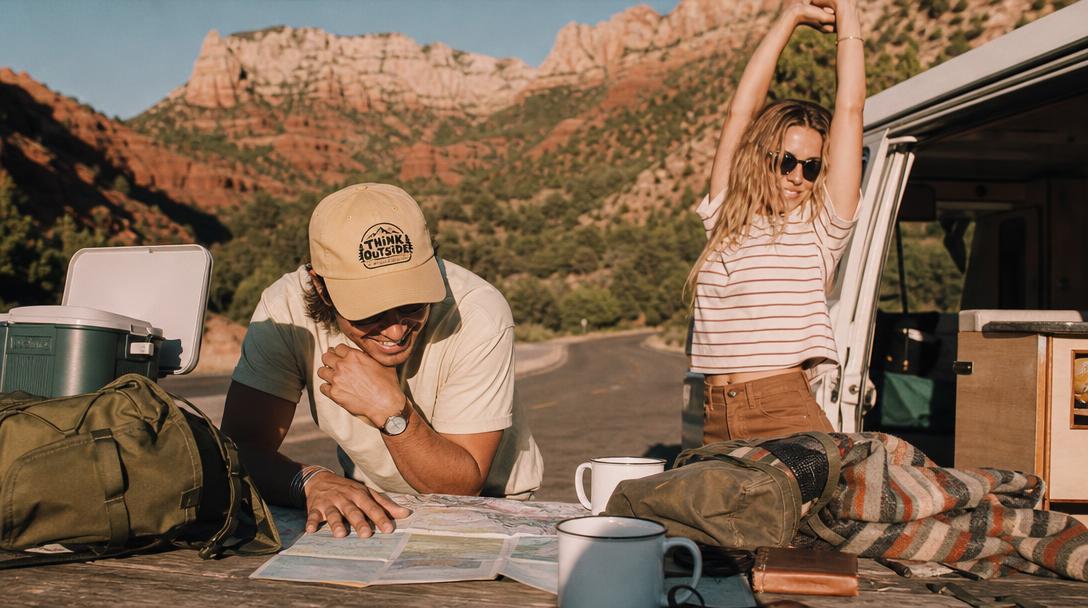 Road connecting Zion and Bryce National Parks with scenic views