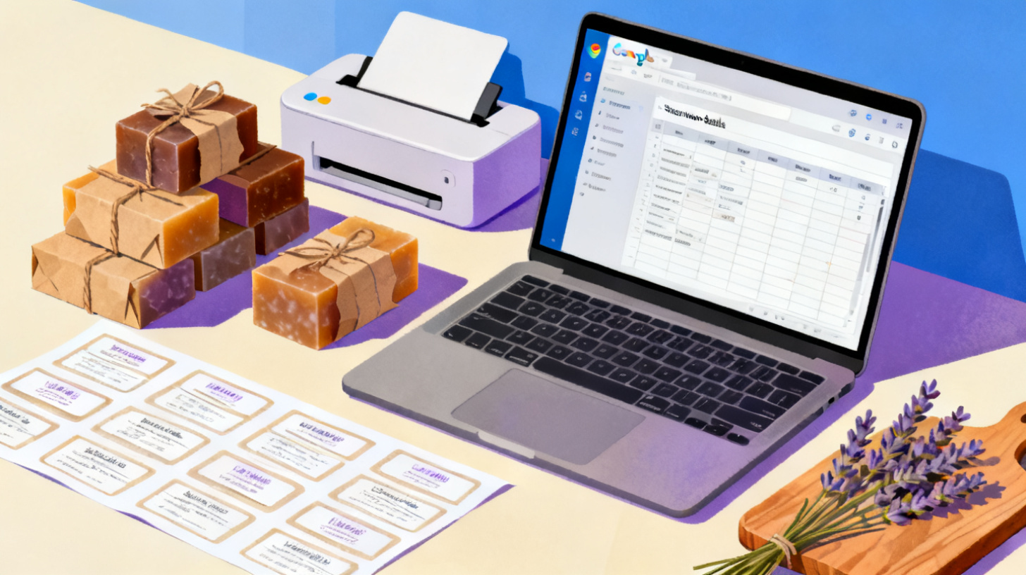 How to Create FDA Compliant Soap Labels Using Google Sheets