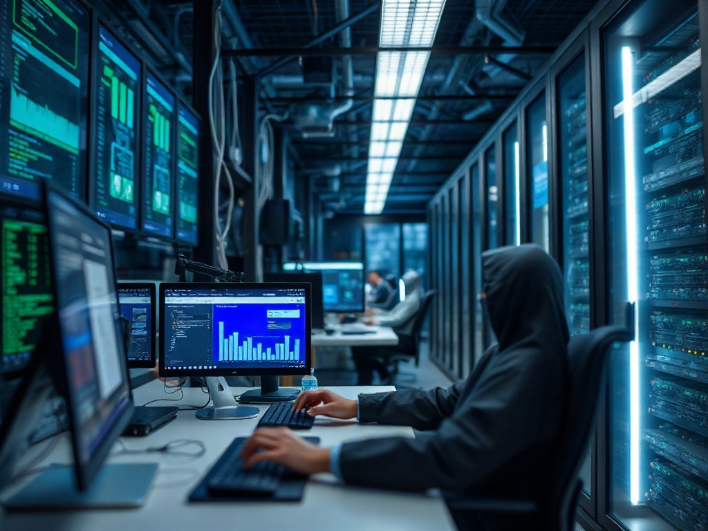 Illustration of a person managing servers at home, highlighting the rise of self-hosting in 2026.