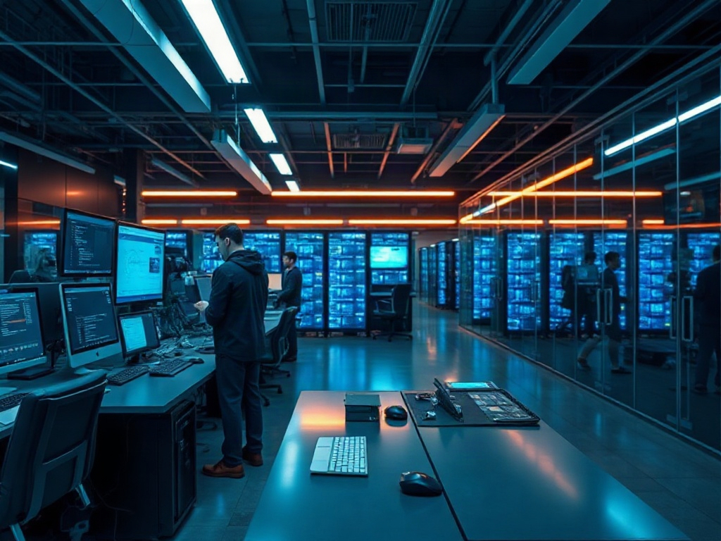 Illustration of self-hosted server setup emphasizing data control and privacy in self-hosting.