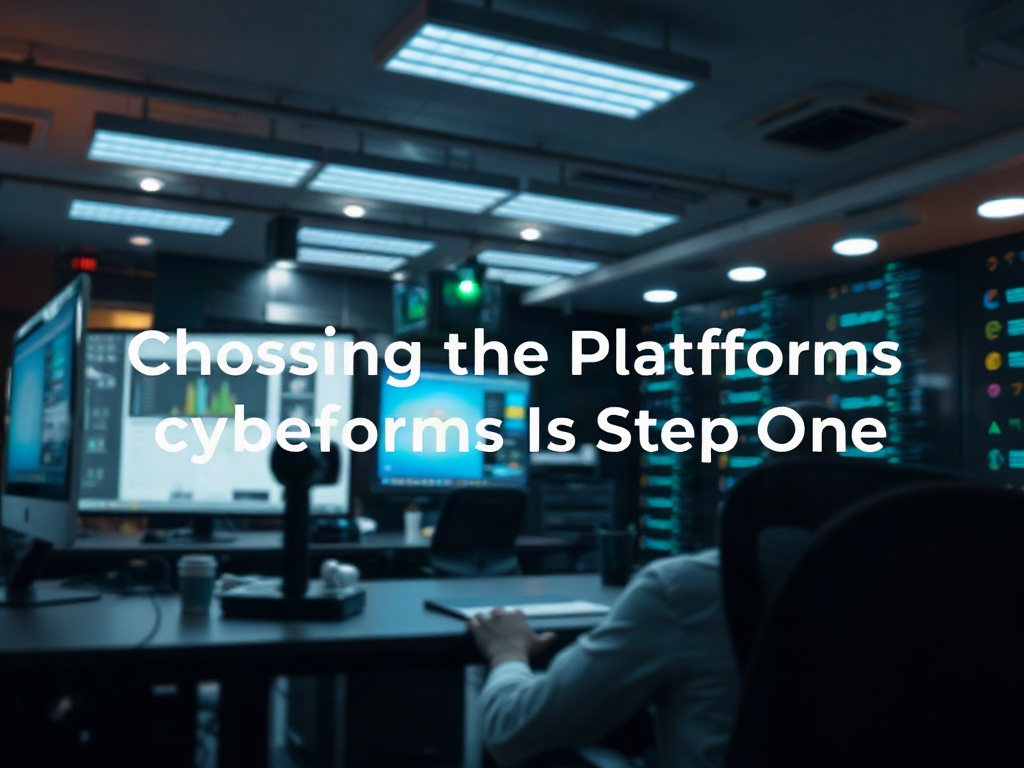 Illustration of selecting secure online platforms for personal cybersecurity best practices.