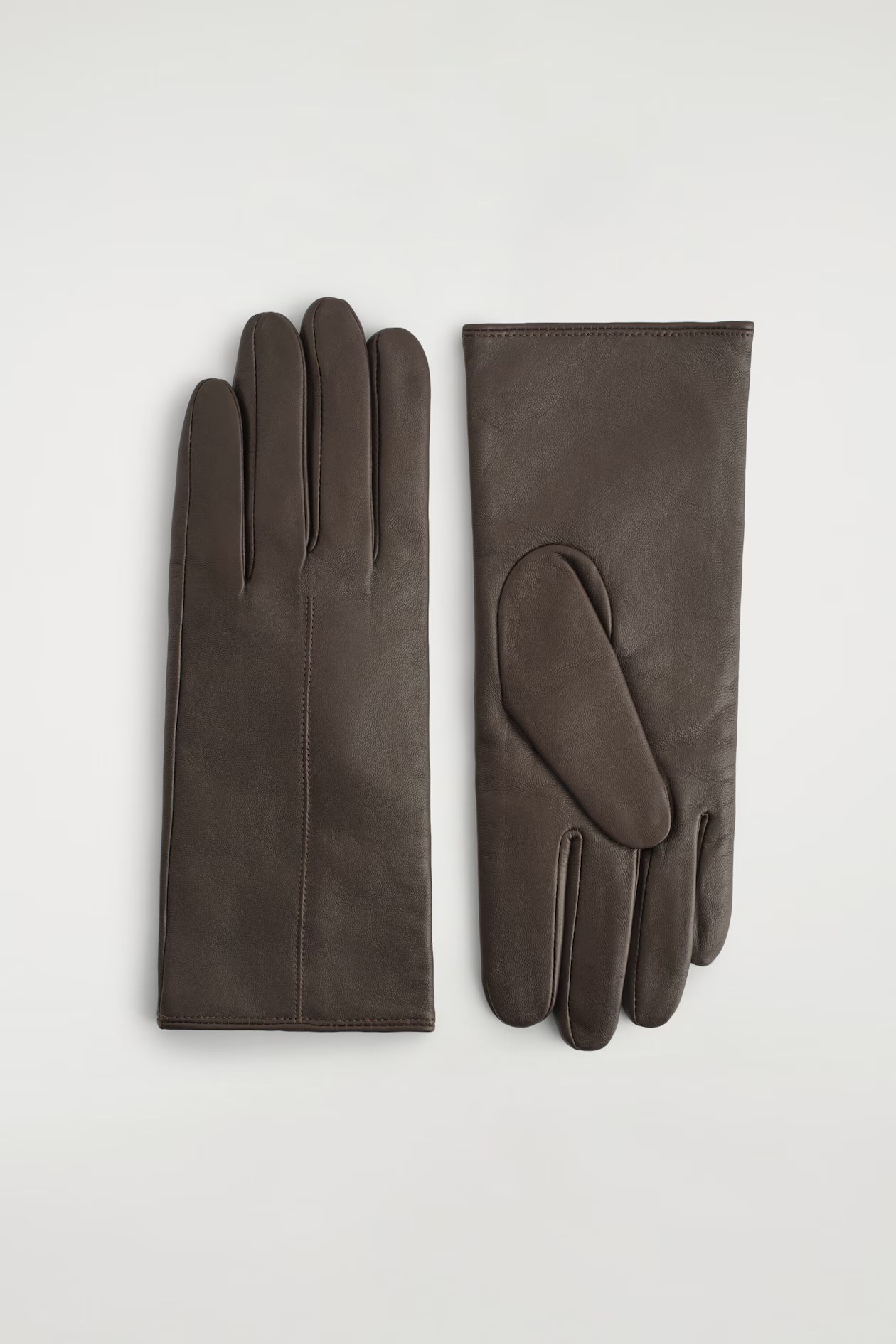 cos, CASHMERE WOOL-LINED LEATHER GLOVES