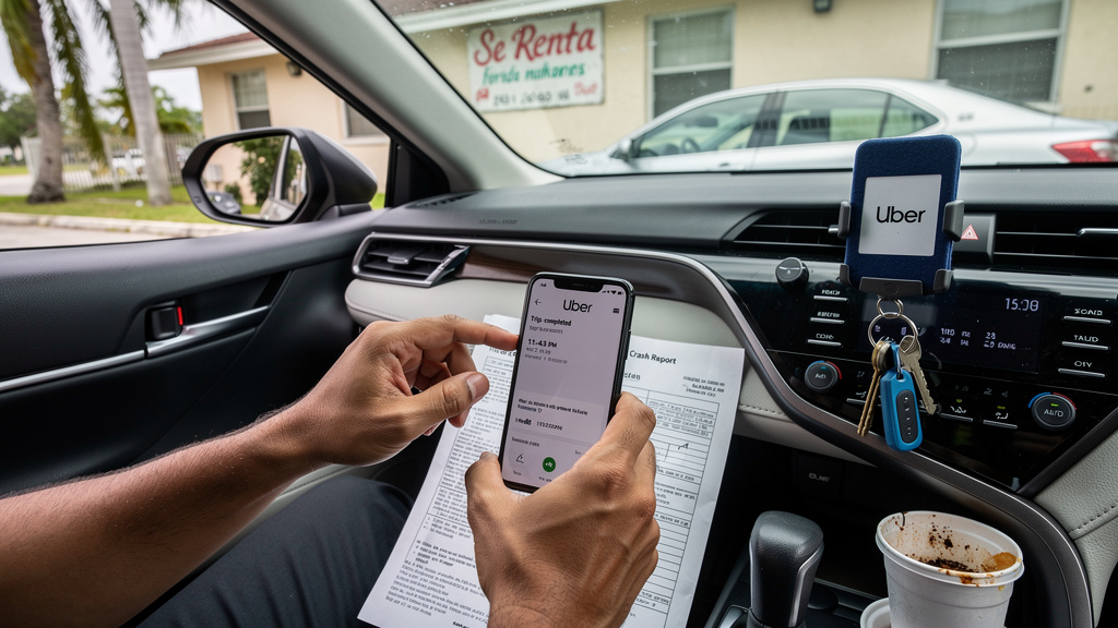 Qué hace su abogado primero después de un accidente de Uber o Lyft en Florida