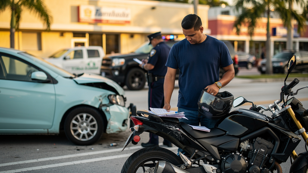Uninsured Driver Hit Me on My Motorcycle in Florida: Who Pays?