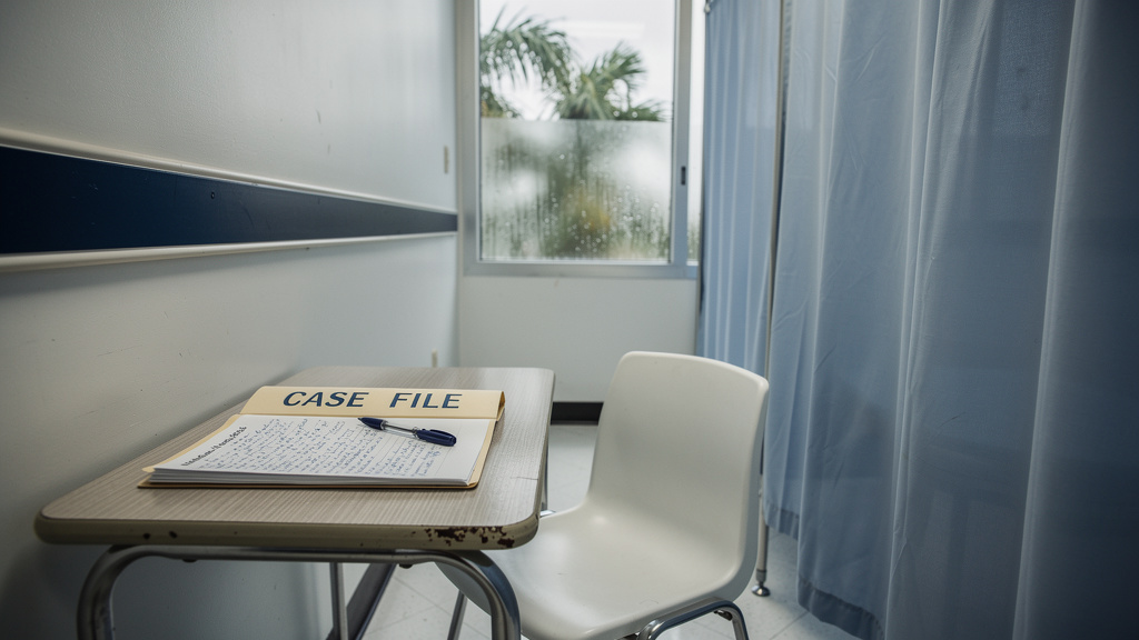 Sí, un abogado puede visitarle en el hospital después de una caída