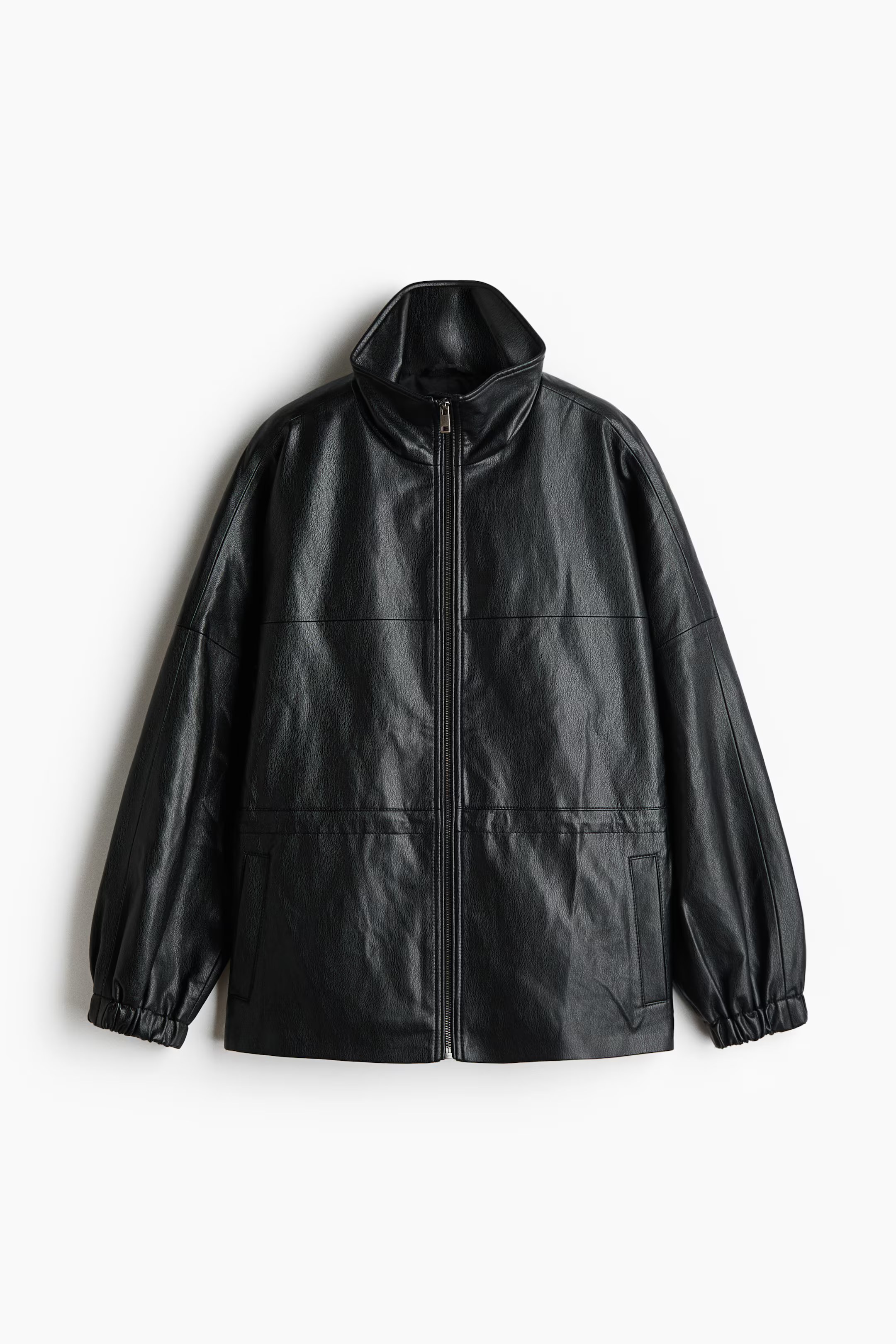 H&M, OVERSIZED DRAWSTRING-WAIST JACKET