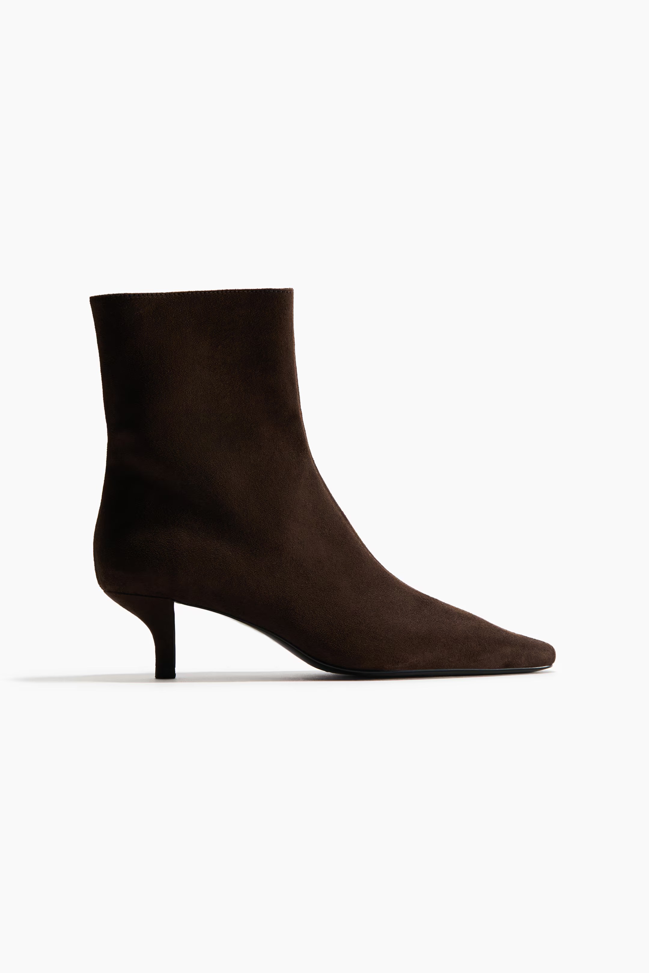 h&m, HEELED ANKLE BOOTS