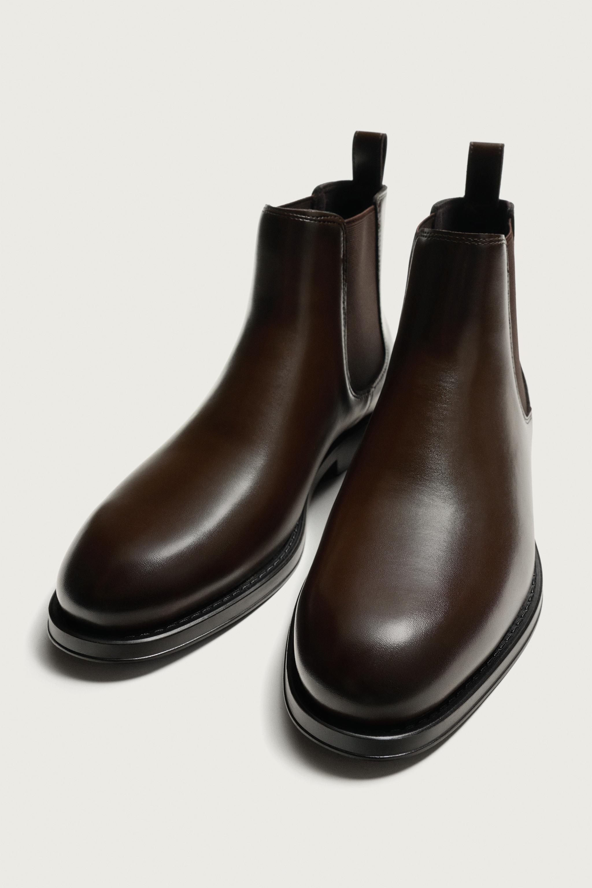 zara, POINTED CHELSEA BOOTS