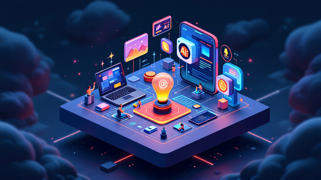 Hero image showcasing small business owners using affordable AI tools for productivity and growth