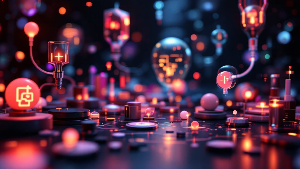 Small business owner analyzing customer data with AI tools for insights and growth