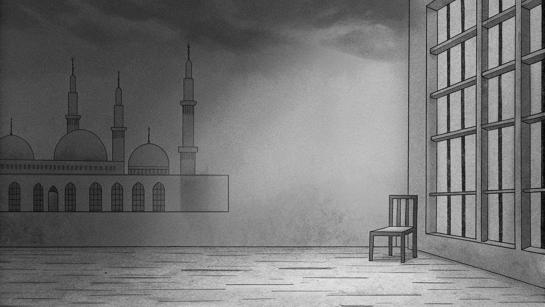 Illustration abstraite représentant les liens sécuritaires entre la Syrie et le Liban autour d’un dossier judiciaire sensible.