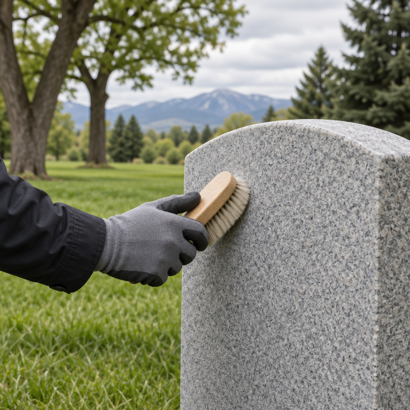 Illustrative image of respectful grave care; not a customer photo, real completed work, or a before-and-after image.