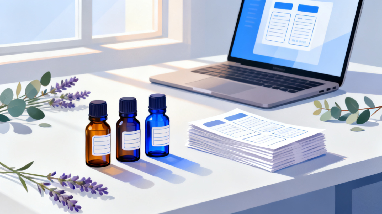 How to Create Compliant Essential Oil Labels at Home