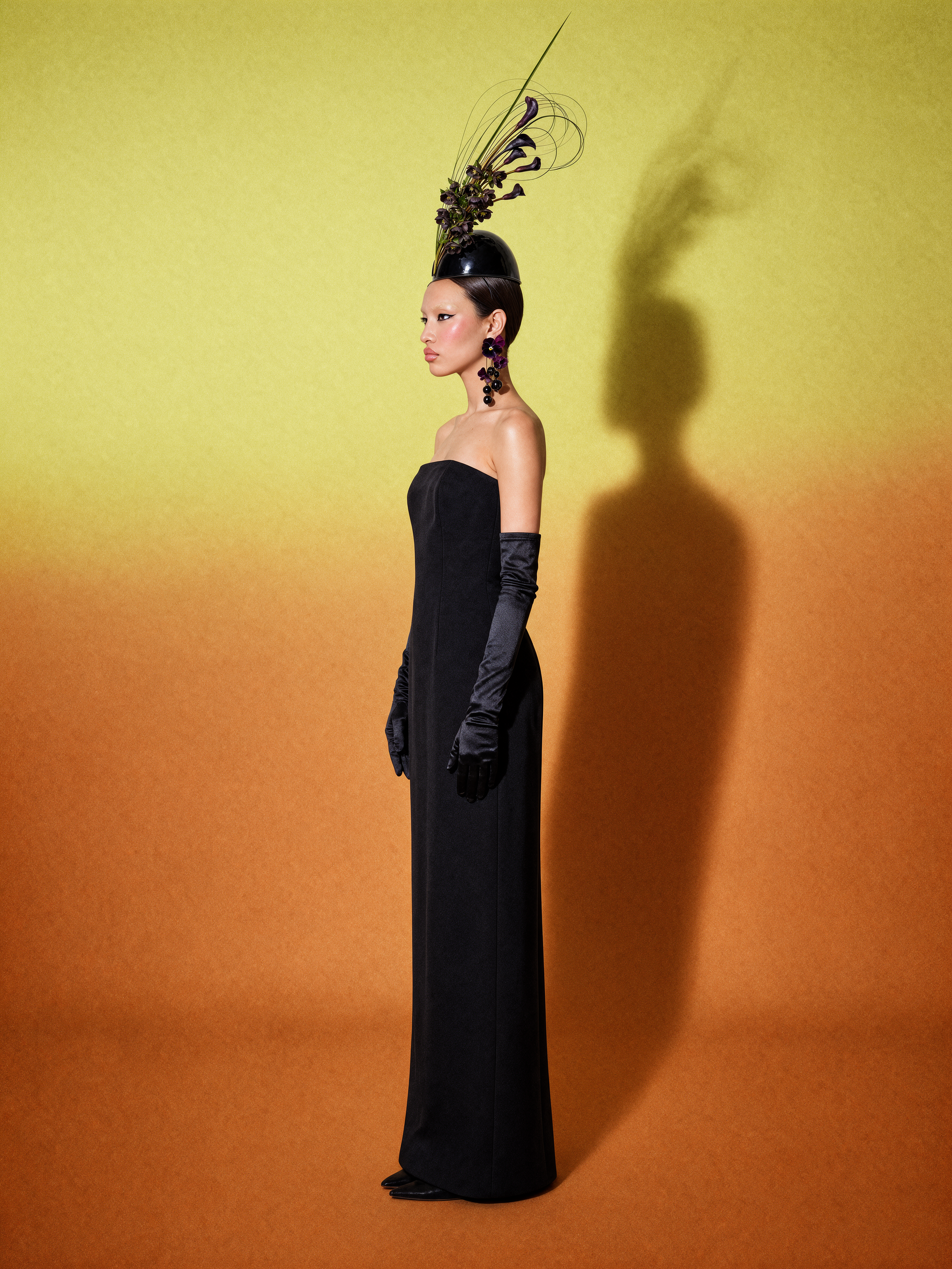 Krea image editing result: Couture Side Profile