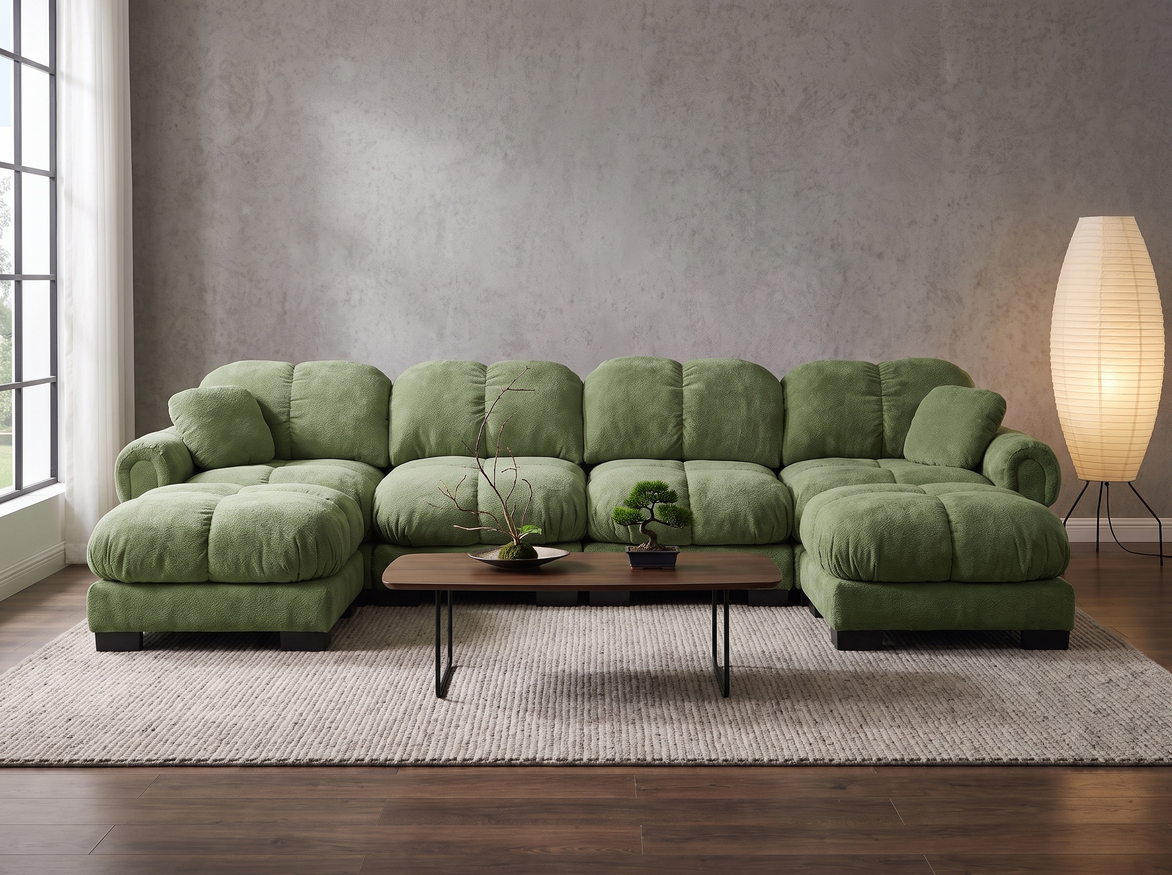 Chenille Willow Green